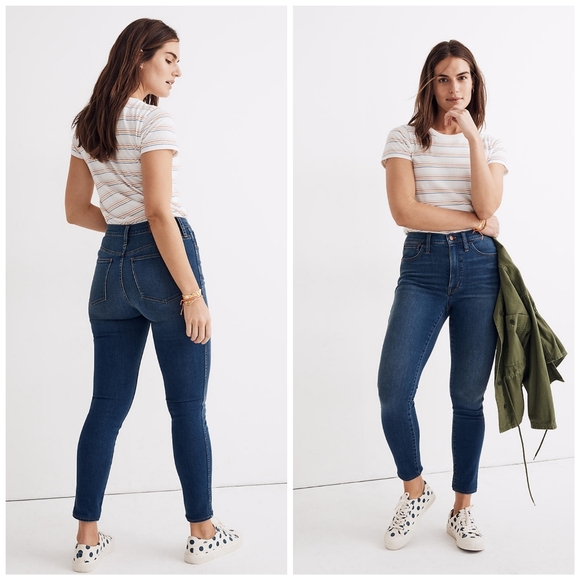 Madewell Northside Vintage Tee in Costillo Stripe xsmall - Picture 2 of 10